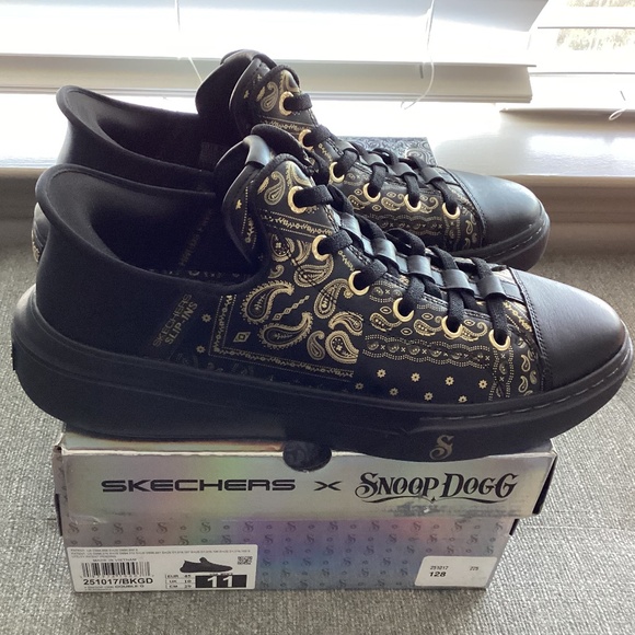 Skechers Men's Premium Leather Slip-ins: Snoop One - OG, size 11 - Picture 1 of 13